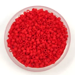   Miyuki Delica Japanese Seed Bead  size : 11/0 - 0753 Matte Sour Cherry 