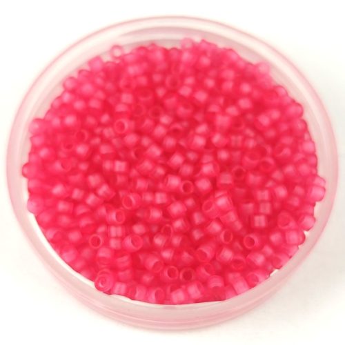 Miyuki Delica Japanese Seed Bead  size : 11/0 - 780 - Dyed Matte Transparent Raspberry