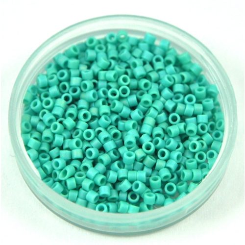 Miyuki Delica Japanese Seed Bead  size : 11/0 - 0878 Matte Opaque Turquoise Green AB 