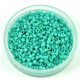 Miyuki Delica Japanese Seed Bead  size : 11/0 - 0878 Matte Opaque Turquoise Green AB 