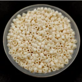   Miyuki Delica Japanese Seed Bead  size : 11/0 - 0883 Matte Opaque Dark Cream AB 