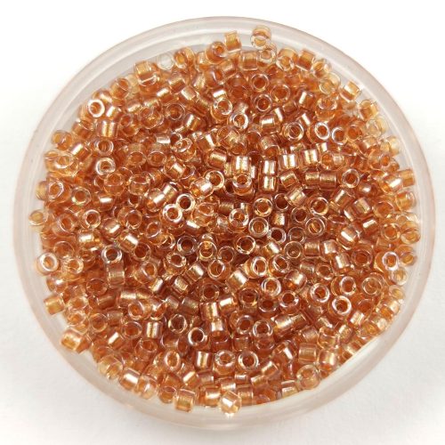 Miyuki Delica Japanese Seed Bead - 901 Sparkling Honey Lined Crystal - 11/0