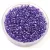 Miyuki Delica Japanese Seed Bead  size : 11/0 - 0906 Sparkling Purple White Crystal 