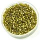 Miyuki delica gyöngy 0908 - Sparkling Beige Lined Chartreuse - 11/0 - 50g-AKCIOS