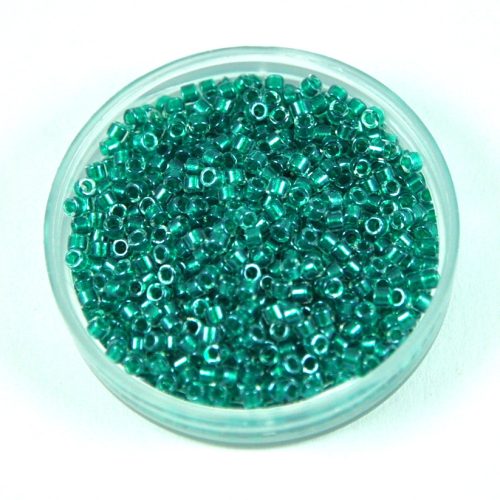 Miyuki Delica Japanese Seed Bead  size : 11/0 - 0918 Shiny Seafoam Lined Crystal 
