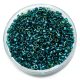 Miyuki delica gyöngy 0919 - tengerkék közepű chartreuse - 11/0 - 50g-AKCIOS