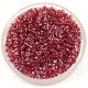 Miyuki Delica Japanese Seed Bead  - 924 - Sparkling Cranberry Lined Crystal - 11/0