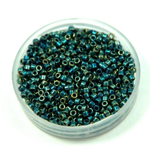Miyuki delica gyöngy 1006 - metál kékeszöld írisz - 11/0 - 50g-AKCIOS