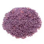 Miyuki Delica Japanese Seed Bead  size : 11/0 - 1012 Metallic Med Raspberry Luster