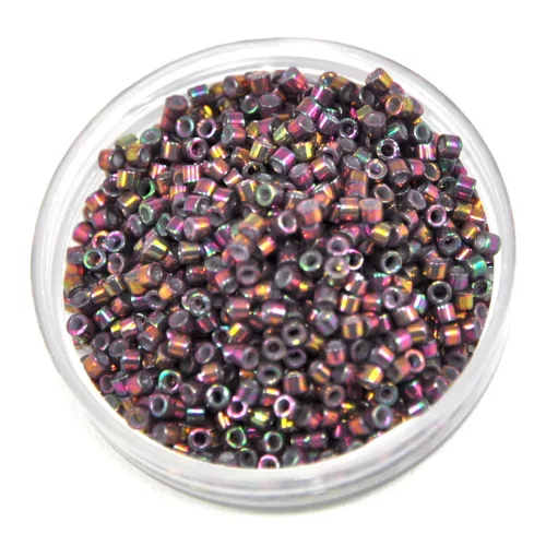 Miyuki delica gyöngy 1014 - Metallic Thistle Gold Iris - 11/0 - 50g-AKCIOS