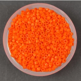   Miyuki Delica Japanese Seed Bead  size : 11/0 - 1133 Opaque Mandarin