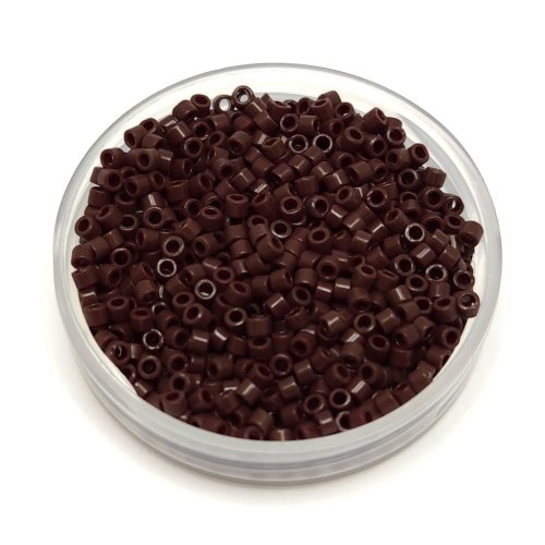 Miyuki delica gyöngy 1134 - telt sötét bordó - 11/0 - 50g-AKCIOS