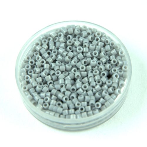 Miyuki delica gyöngy 1139 - Opaque Grey - 50g - AKCIOS