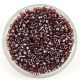 Miyuki Delica Japanese Seed Bead - 1222 - Transparent Dark Cranberry Luster - 11/0