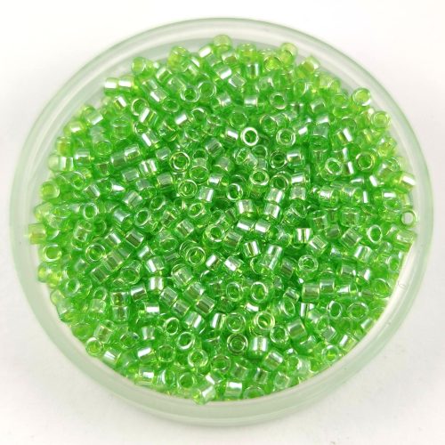 Miyuki Delica Japanese Seed Bead  - 1226 - Transparent Lime Luster - 11/0