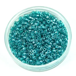   Miyuki Delica Japanese Seed Bead  size : 11/0 - 1228 LusteRed Teal