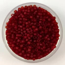   Miyuki Delica Japanese Seed Bead  size : 11/0 - Matt Dark Raspberry - 11/0
