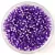 Miyuki Delica Japanese Seed Bead  size : 11/0 - 1347 - Silver Lined Dyed Purple