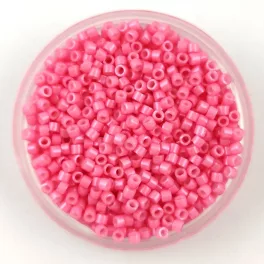   Miyuki Delica Japanese Seed Bead  size : 11/0 - 1371 - Opaque Dyed Carnation Pink