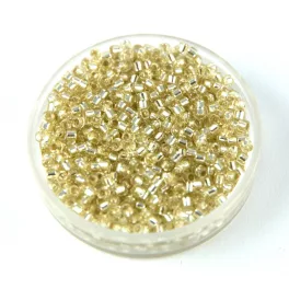   Miyuki Delica Japanese Seed Bead size : 11/0 - 1432 - Silver Lined Glass Enamel