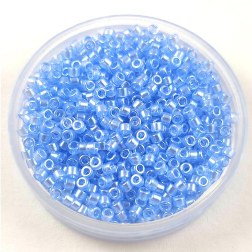 Miyuki Delica Japanese Seed Bead - 1475-1 - Transparent Pale Sky Blue Luster - 11/0