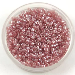   Miyuki Delica Japanese Seed Bead - 1482-1 - Transparent Light Rose Luster - 11/0