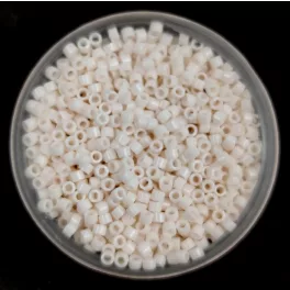   Miyuki Delica Japanese Seed Bead  size : 11/0 - 1490 Opaque Bisque White 