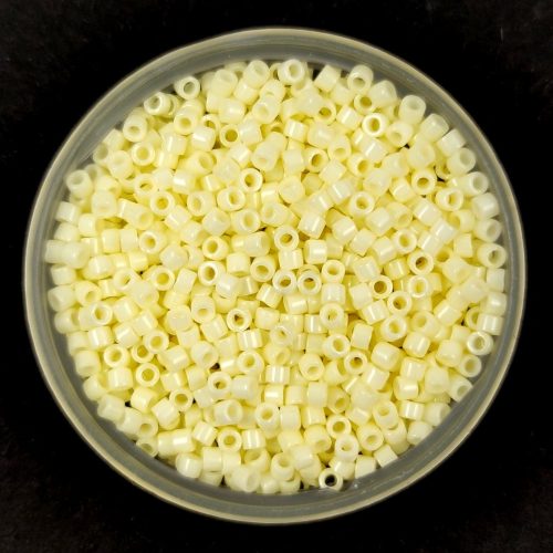 Miyuki delica gyöngy 1491 - telt vanilia - 11/0 - 50g-AKCIOS