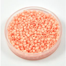   Miyuki Delica Japanese Seed Bead  size : 11/0 - 1493 Opaque Salmon 