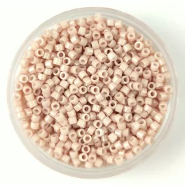   Miyuki Delica Japanese Seed Bead  size : 11/0 - 1495 Opaque Pink Champagne 