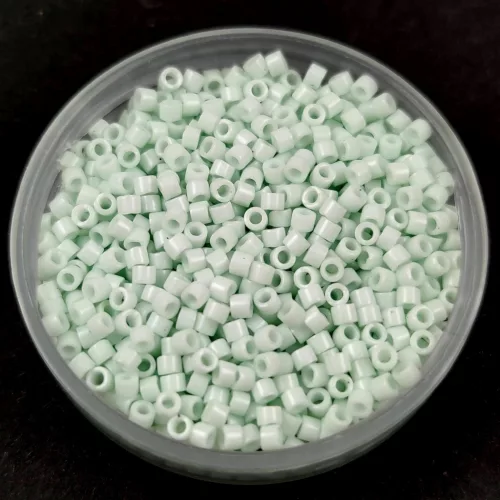 Miyuki Delica Japanese Seed Bead  size : 11/0 - 1496-1 Opaque Light Mint 