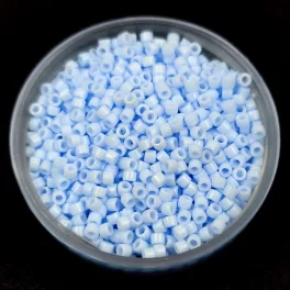   Miyuki Delica Japanese Seed Bead - 1497-1 - Opaque Sky Blue - 11/0