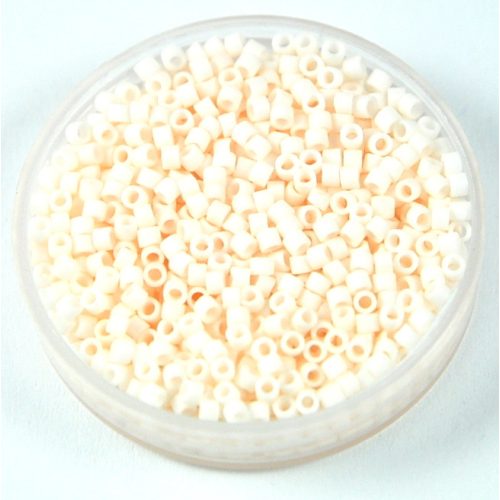 Miyuki delica gyöngy 1510 - Opaque Matte Cream - 11/0 - 50g-AKCIOS