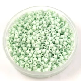   Miyuki Delica Japanese Seed Bead - 1516-1 - Opaque Matte Cream - 11/0