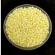 Miyuki Delica Japanese Seed Bead  size : 11/0 - 1521 Opaque Matte Pale Yellow AB