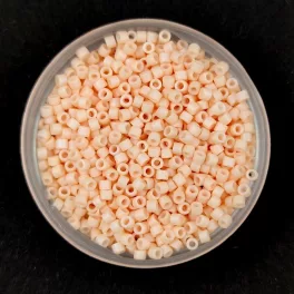   Miyuki Delica Japanese Seed Bead  size : 11/0 - 1522 Opaque Matte Light Peach AB