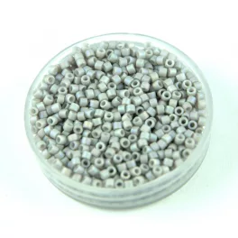   Miyuki Delica Japanese Seed Bead  size : 11/0 - 1528 - Matte Opaque Light Smoke AB