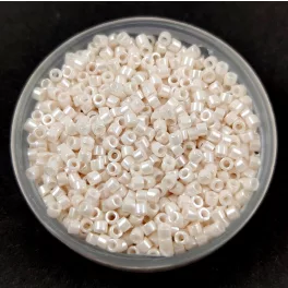   Miyuki Delica Japanese Seed Bead - 1530 - Opaque Bisque White Ceylon - 11