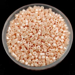   Miyuki Delica Japanese Seed Bead  size : 11/0 - 1532-1 Ceylon Light Peach