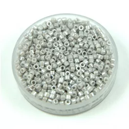  Miyuki Delica Japanese Seed Bead size : 11/0 - 1538 Ceylon Light Smoke