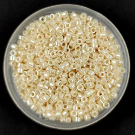   Miyuki Delica Japanese Seed Bead - 1561 - Opaque Cream Luster - 11/0