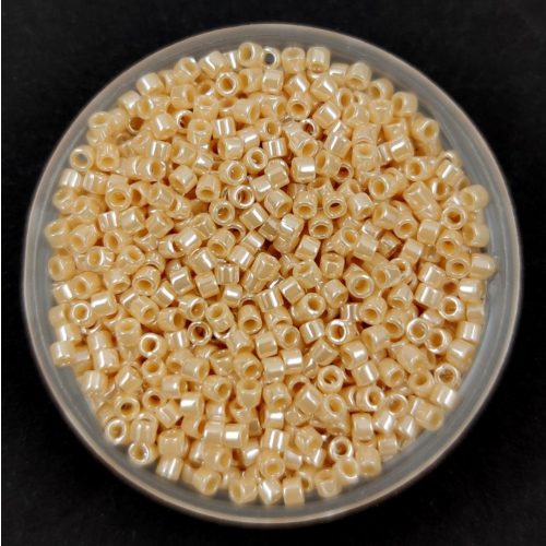 Miyuki Delica Japanese Seed Bead  size : 11/0 - 1561 Opaque Pear Luster 