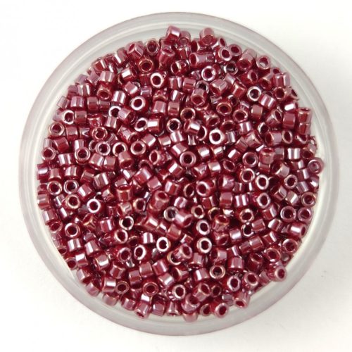 Miyuki Delica Japanese Seed Bead  size : 11/0 - 1564 Op Cadillac Red Luster