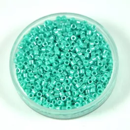   Miyuki Delica Japanese Seed Bead  size : 11/0 - 1567 Opaque Sea Opal Luster 