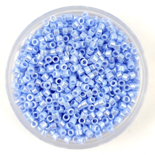 Miyuki Delica Japanese Seed Bead  size : 11/0 - 1568 Opaque Agate Blue Luster 