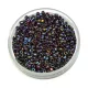Miyuki Delica Japanese Seed Bead  size : 11/0 - 1574 Opaque Wild Berry Dark Red AB 