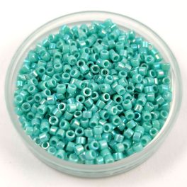 Miyuki delica gyöngy - 1576 - Opaque Seagreen AB - 11/0