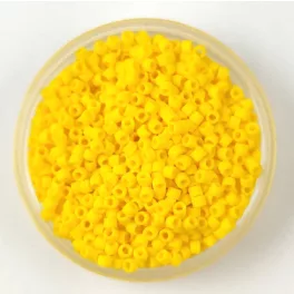   Miyuki Delica Japanese Seed Bead  size : 11/0 - 1582 Matte Sunflower