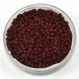   Miyuki Delica Japanese Seed Bead  size : 11/0 - 1584 Matte Op Currant