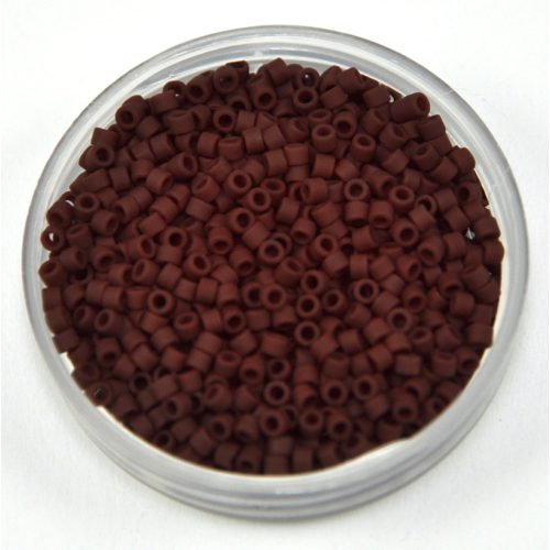 Miyuki Delica Japanese Seed Bead  size : 11/0 - 1584 Matte Op Currant